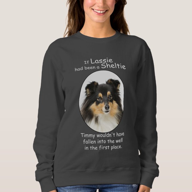 Timmy's Tri-Color Sheltie Sweatshirt (Front)
