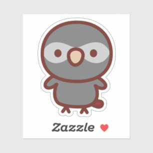 Timneh African Grey Parrot Sticker