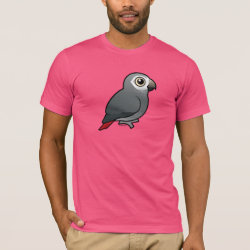 Timneh African Grey Men's Basic American Apparel T-Shirt