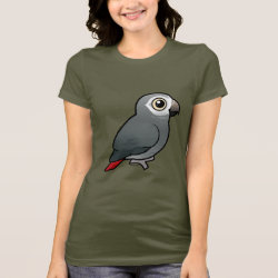Timneh African Grey Women's Bella Jersey T-Shirt