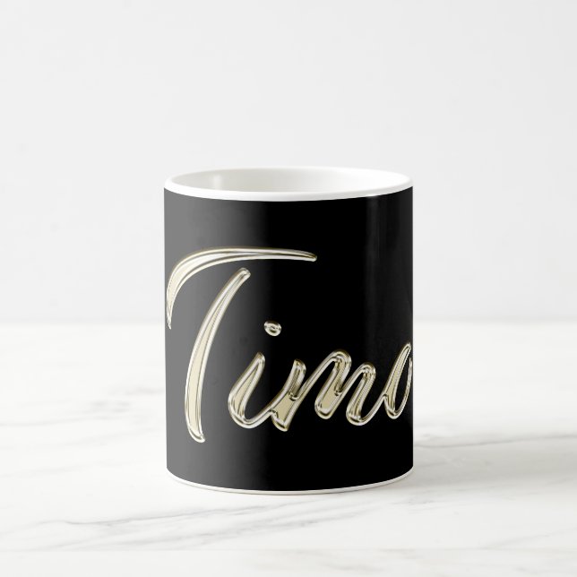 Timo Name whitegold Tasse Teetasse Coffee Mug (Center)