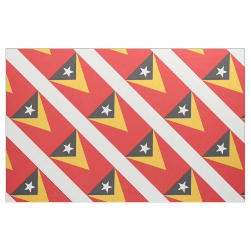 Timor_leste Flag Fabric