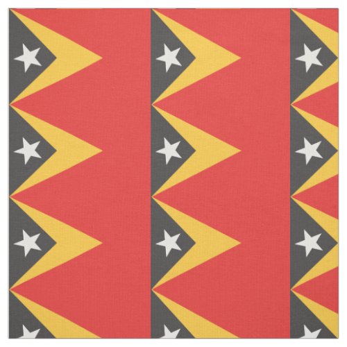 Timor_leste Flag Fabric