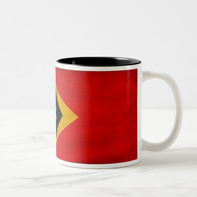 Timor Leste Flag Mug (Right)