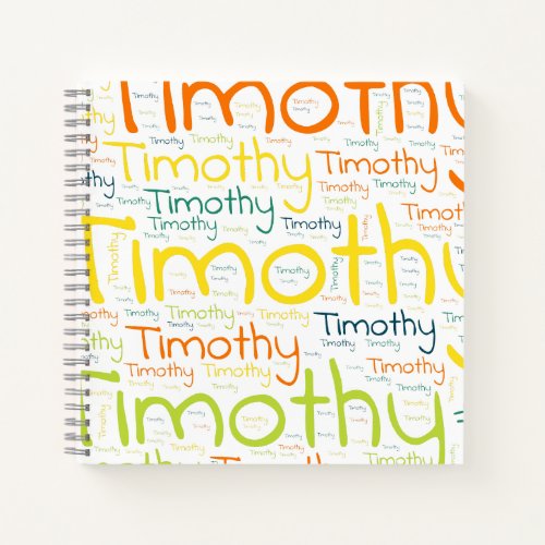 Timothy Notebook