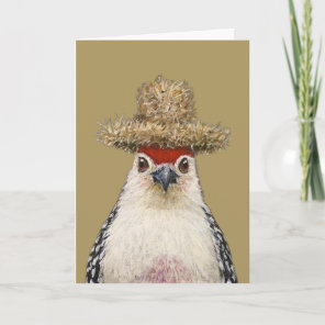 Timothy the woodpecker card