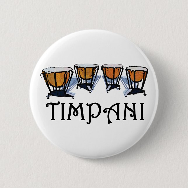 Timpani Pinback Button (Front)