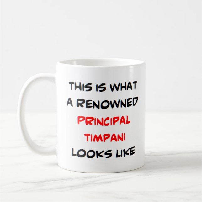 timpani principal coffee mug (Left)