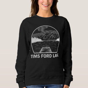 TIMS FORD LAKE TENNESSEE Funny Fishing Camping Sum Sweatshirt