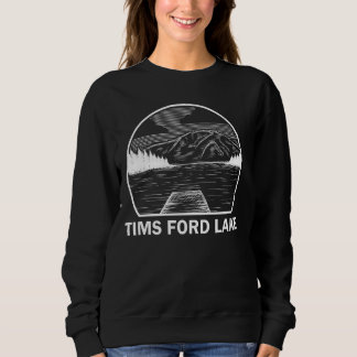 TIMS FORD LAKE TENNESSEE Funny Fishing Camping Sum Sweatshirt