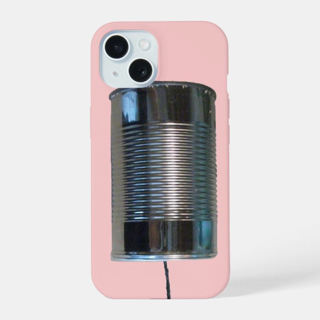Tin Can and String Phone Iphone Case (Back)