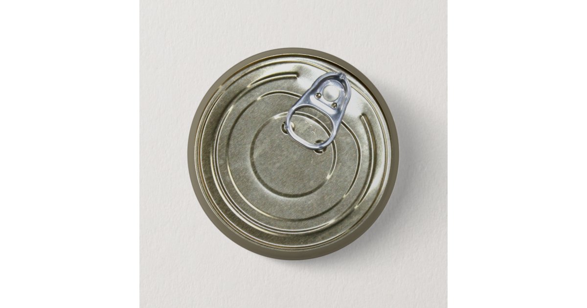 Tin Can Lid Button Zazzle
