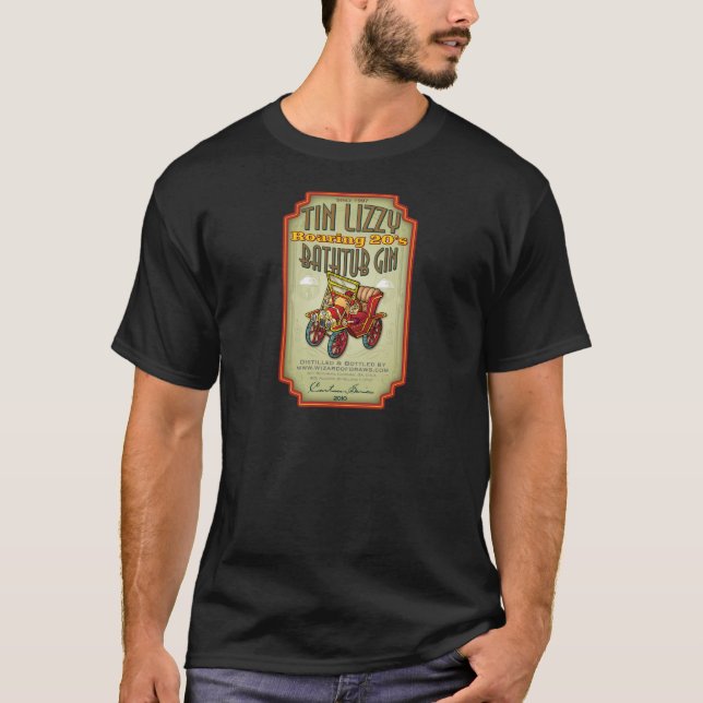 Tin Lizzy Bathtub Gin T-Shirt (Front)