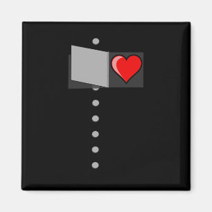 Tin Man Heart Halloween Wizard Of Oz Tin Man Costu Magnet