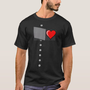 Tin Man Heart -Oz Tinman Halloween Costume T-Shirt