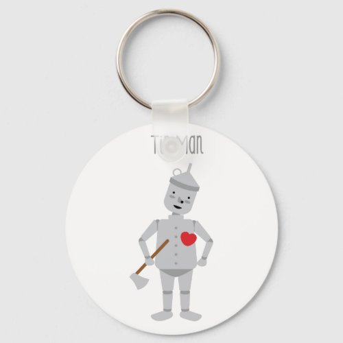Tin Man Keychain