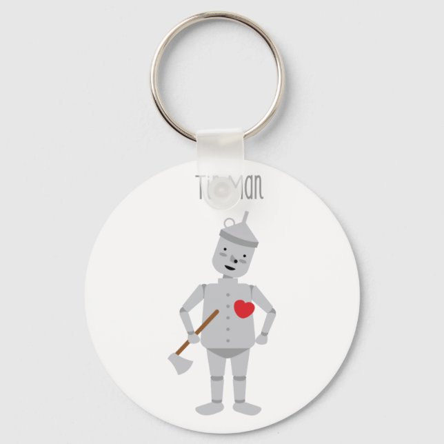 Tin Man Keychain (Front)