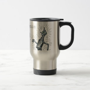 Tin Man of Oz gets his PumaWrench Travel Mug