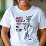 Tin Man Stole My Heart Vintage  T-Shirt<br><div class="desc">Since we all set off to see the wizard all those years ago, this much loved fantasy filled story lives in all our hearts and minds. We have a design inspired by the classic book and movie which is sure to melt even the Tin Man's heart. A t-shirt with the...</div>