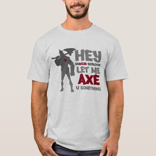 Tin_Man vs Zombies T_Shirt