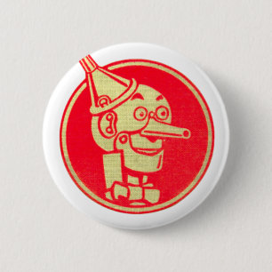Tin Man, Wizard of Oz Button
