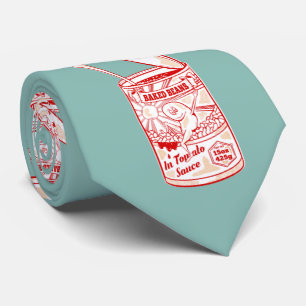 Tin of baked beans neck tie