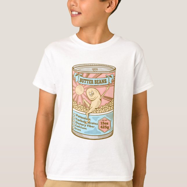 Tin of butter beans T-Shirt (Front)