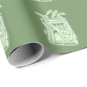 Tin of sardines salty snack wrapping paper