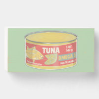 Tin of tuna canned fish retro