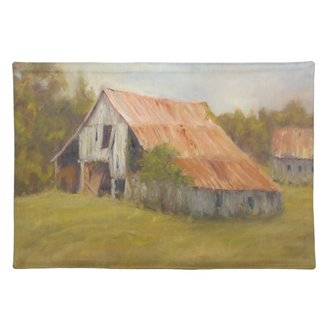 Tin Roof Barn Cloth Placemat (Front)