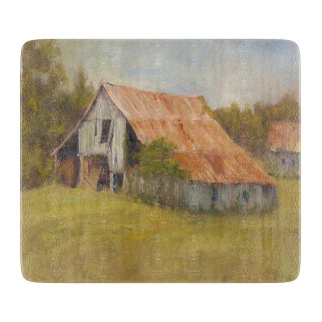 Tin Roof Barn Cutting Board (Front)