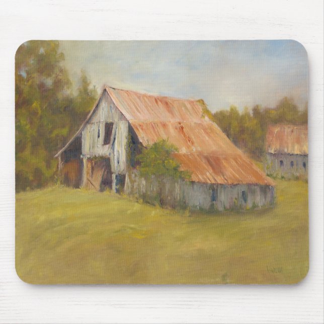 Tin Roof Barn Mouse Pad (Front)