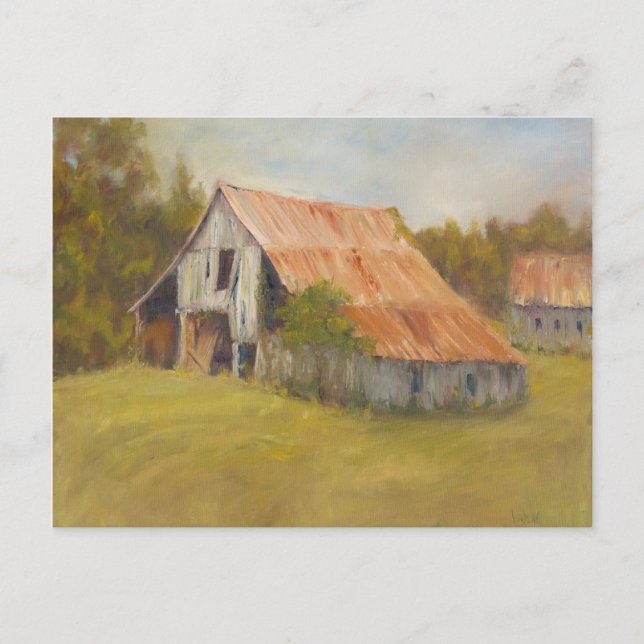 Tin Roof Barn Postcard (Front)