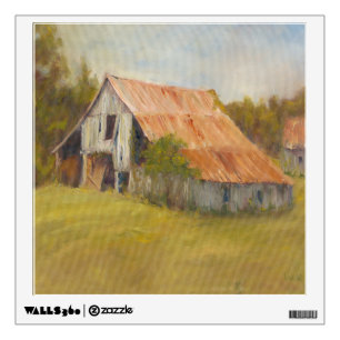 Tin Roof Barn Wall Decal