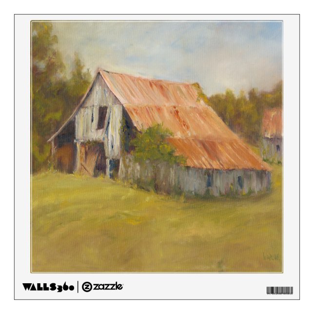 Tin Roof Barn Wall Decal (Front)