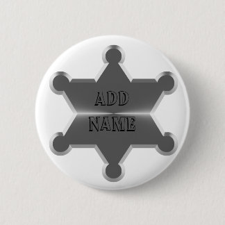 Tin Star Sheriff Button