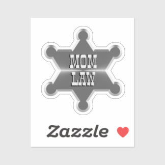 Tin Star Sheriff Sticker