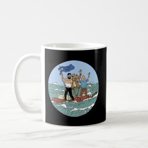 Tin_Tin Sea Adventure With Captain Haddock Coffee Mug