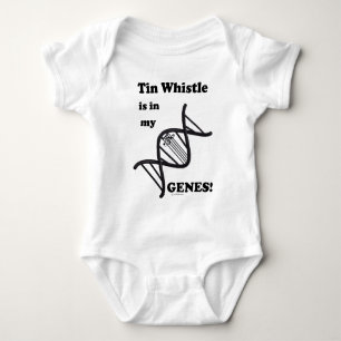 Tin Whistle Is In My Genes Baby Bodysuit