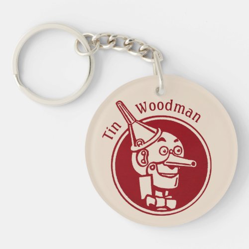 Tin Woodman Tin Man Face CC0900 Wonderful Wizard Keychain