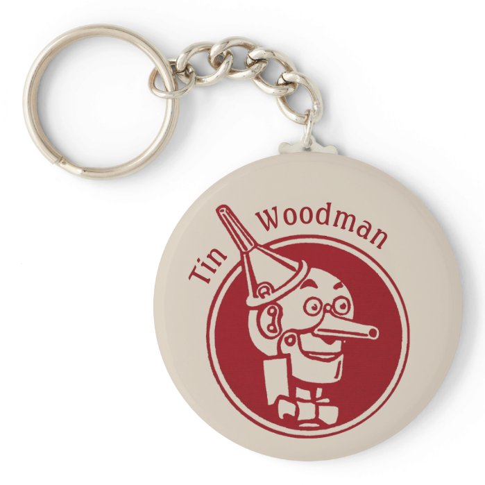 Tin Woodman (Tin Man) Face CC0901 Wonderful Wizard Keychain