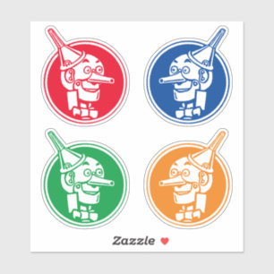 Tin Woodman (Tin Man) Face CC1095 Wonderful Wizard Sticker
