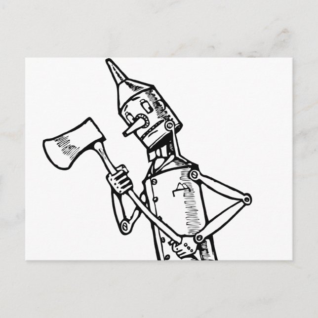 Tin Woodsman Postcard (Front)