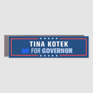 Tina Kotek for Oregon Governor Bumper Car Magnet
