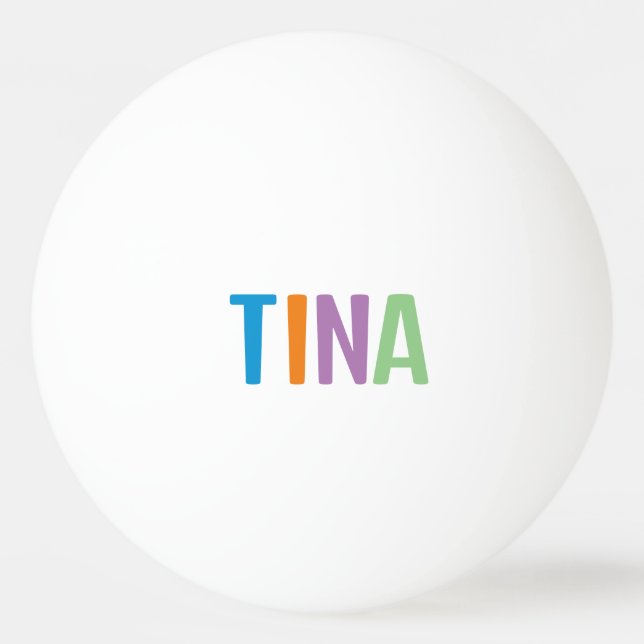 Tina Ping Pong Ball (Front)
