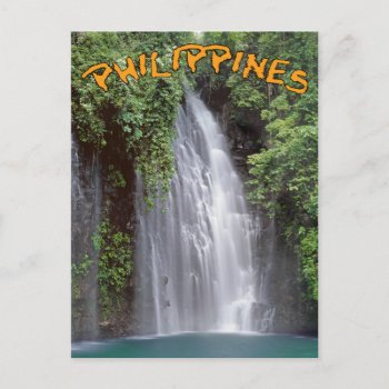 Tinago Falls Philippines Postcard by leksele at Zazzle