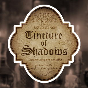 Tincture of Shadows Apothecary DC Sticker