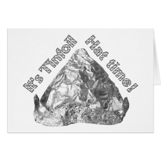 Tinfoil Hat Time Cards (Front Horizontal)