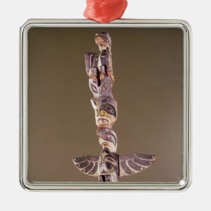 Tinglit Bird Clan totem pole Metal Ornament