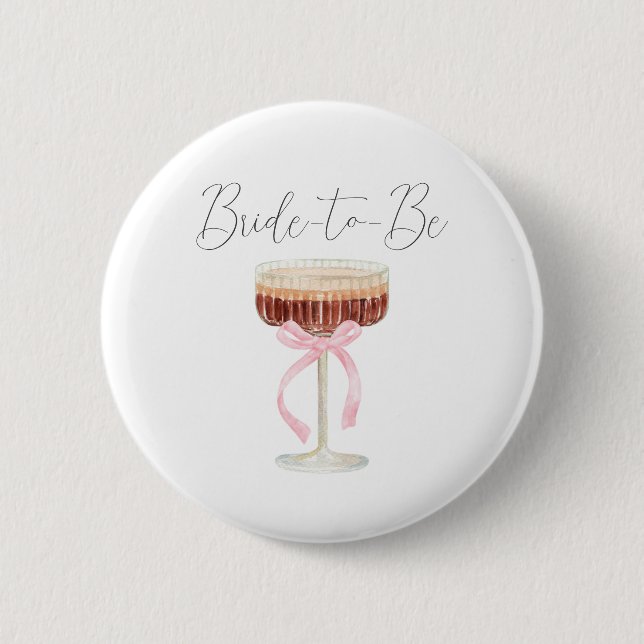 Tini Bit Closer Bridal Shower  Button (Front)